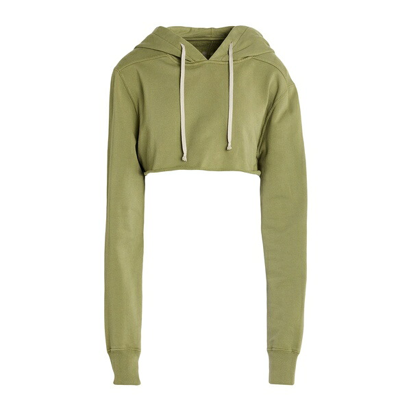 【貨物輸送無料】 リックオウエンス レディース パーカー・スウェットシャツ アウター Sweatshirts Green