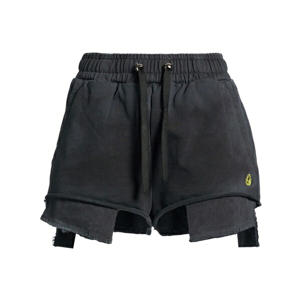 【貨物輸送無料】 バロウ レディース 心地好いズボン下 ボトムス Shorts \u0026 Bermuda Shorts Black ボトムス-レディースファッション