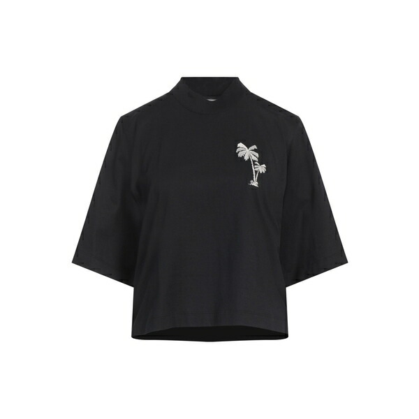 【貨物輸送無料】 パーム・エンジェルス レディース プルオーバー トップス T-shirts Black