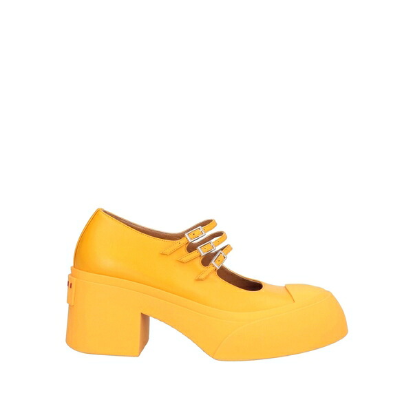 【貨物輸送無料】 マルニ レディース パンプス シューズ Pumps Orange