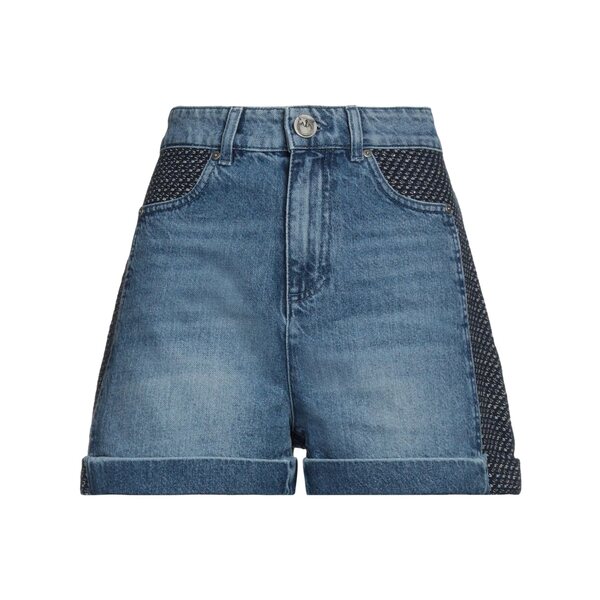 【送料無料】 ピンコ レディース デニムパンツ ボトムス Denim shorts Blue｜asty 26,864円