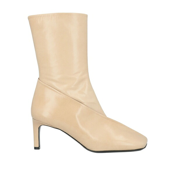 【送料無料】 ジル・サンダー レディース ブーツ シューズ Ankle boots Beige|asty