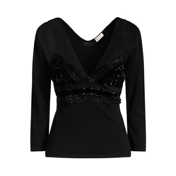 【貨物輸送無料】 ヴァレンティノ ガラヴァーニ レディース 編み物\u0026プルオーバー アウター Sweaters Black