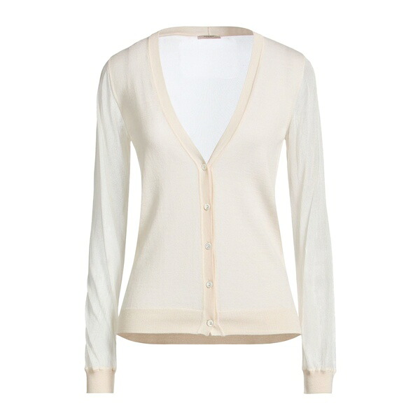 【貨物輸送無料】 アグノラ レディース 編み物\u0026スウェーター アウター Cardigans White