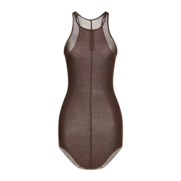 【貨物輸送無料】 リックオウエンス レディース プルオーバー トップス Tank tops Brown