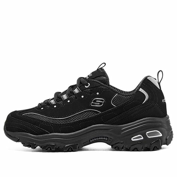 Skechers スケッチャーズ レディース スニーカー  【(WMNS) Skechers Dlites Black Silver 66666179-BBK】  サイズ US_7.5(24.5cm)