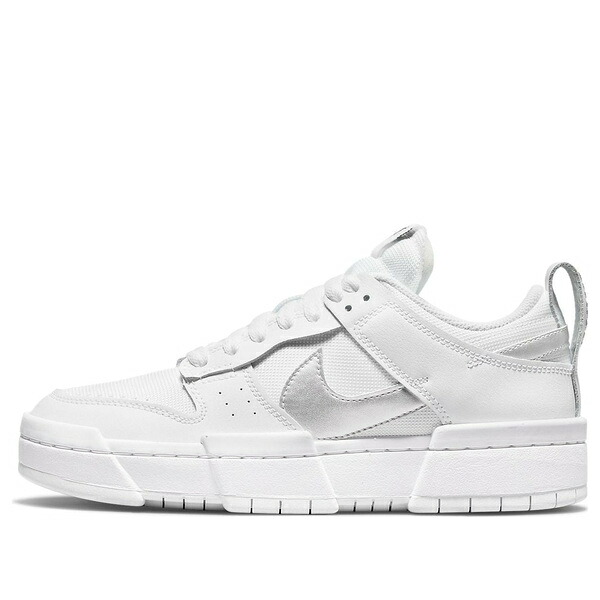 Nike ナイキ レディース スニーカー  【(WMNS) Nike Dunk Low Disrupt \u0027White Metallic Silver\u0027 DJ6226-100】  大きさ US_5(22.0糎)