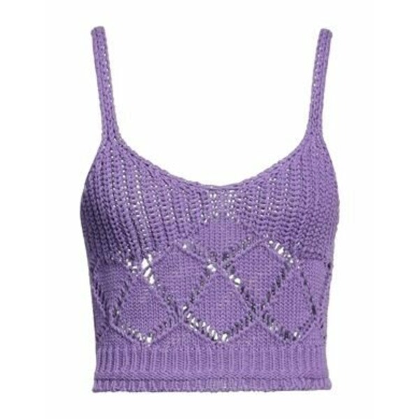 【送料無料】 ピンコ レディース Tシャツ トップス Tops Purple|asty