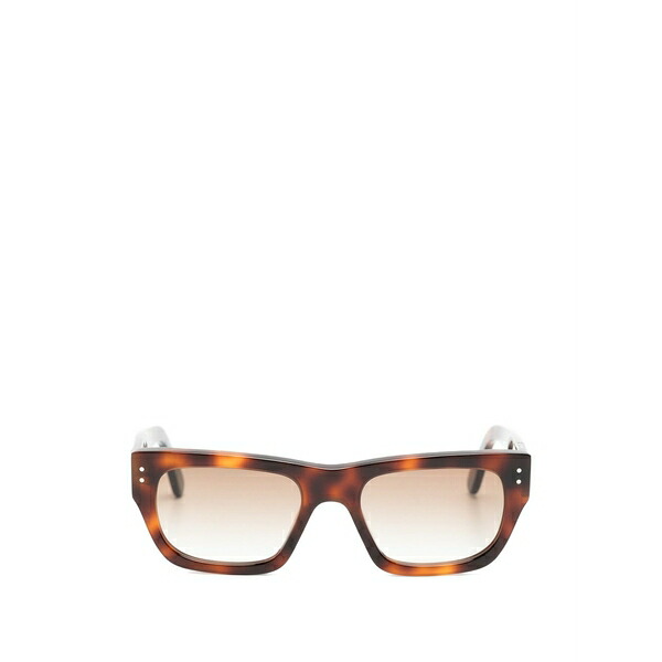 トーテム レディース サングラス＆アイウェア アクセサリー Voyager rectangle-frame sunglasses Brown｜asty