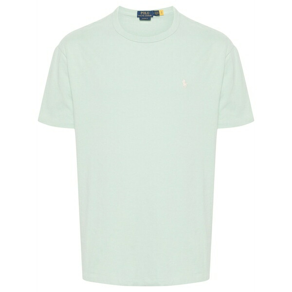 ラルフローレン メンズ Tシャツ トップス Polo-pony-motif cotton t-shirt Green｜asty 23,944円