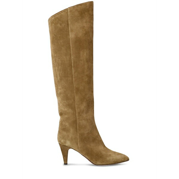 イザベル マラン レディース ブーツ シューズ Lispa 75mm suede knee boots Neutrals|asty