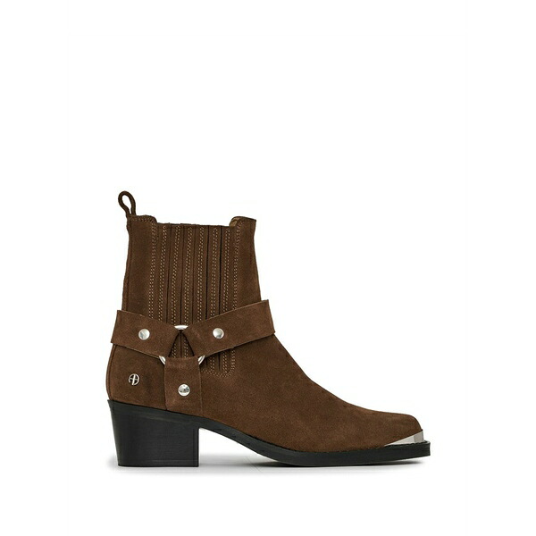 アニービン レディース ブーツ シューズ Mid biker boots - tobacco Brown|asty