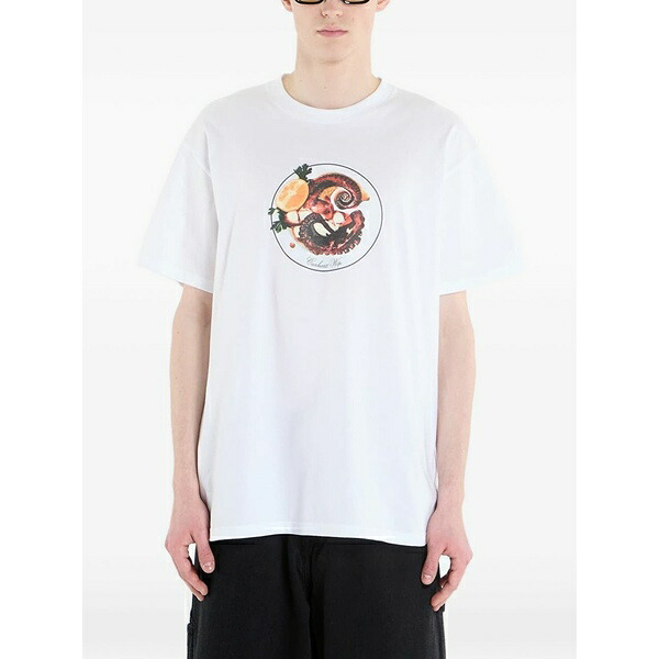 カーハート メンズ Tシャツ トップス Octopus t-shirt White｜asty