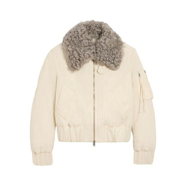 アミ メンズ ジャケット＆ブルゾン アウター Padded bomber jacket Neutrals｜asty 107,690円