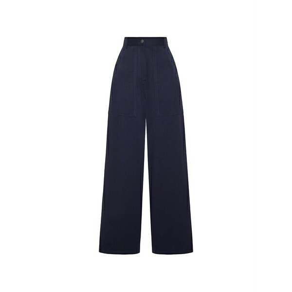 アダム リピズ レディース カジュアルパンツ ボトムス Jasper wide-leg trousers Blue｜asty