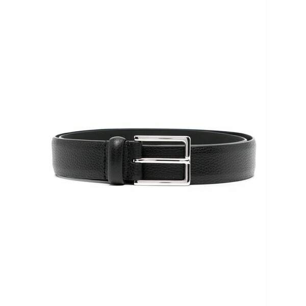 アンダーソンズ レディース ベルト アクセサリー Leather belt Black｜asty