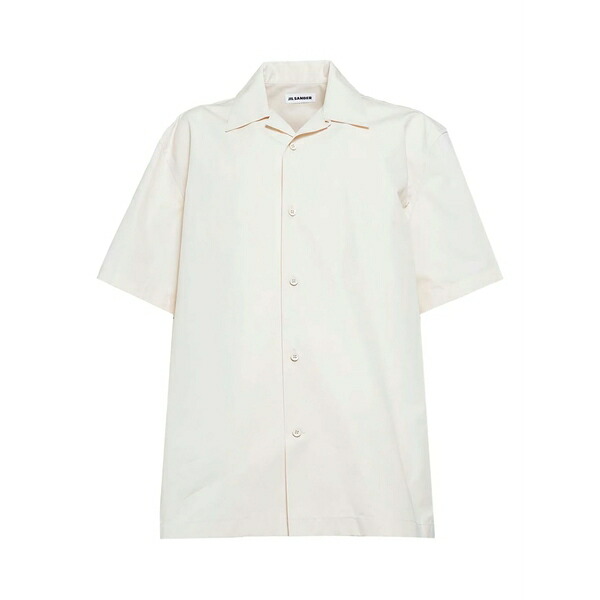 ジル・サンダー メンズ シャツ トップス Poplin shirt White|asty