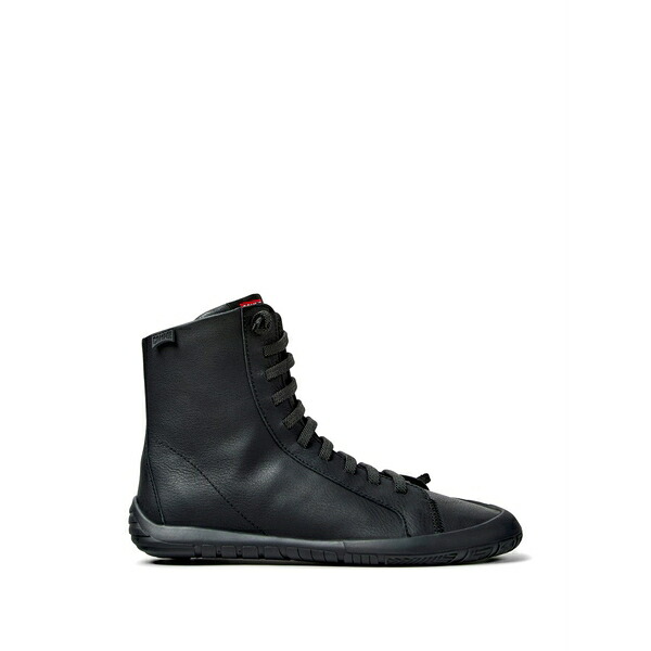 カンペール レディース ブーツ シューズ Peu path+ leather ankle boots Black｜asty