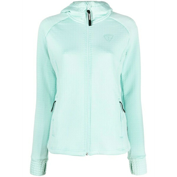 ロシニョール レディース パーカー・スウェットシャツ アウター Skpr full-zip hoodie Green|asty