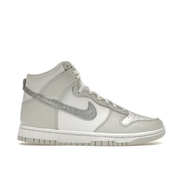 Nike ナイキ レディース スニーカー 【Nike Dunk High Silver Glitter Swoosh (Women's)】 サイズ US_6(23.0cm) White/Metallic Silver/Grey Fog/Black|asty