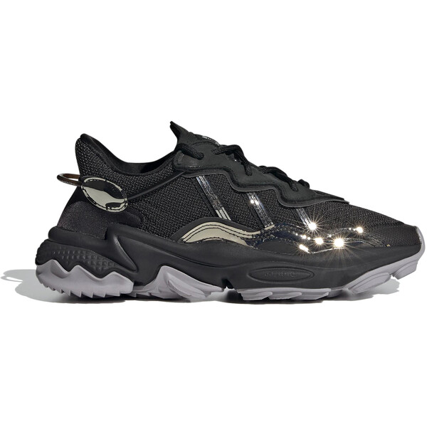 adidas アディダス レディース スニーカー 【adidas Ozweego Core Black Silver Metallic (Women\'s)】 サイズ US_5(22.0cm) Core Black/Silver Metallic/Grey|asty