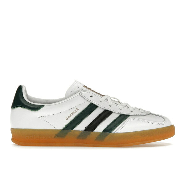 adidas アディダス レディース スニーカー  【adidas Gazelle Indoor White Collegiate Green (Women\u0027s)】  大きさ US_7.5(24.5糎) White/Collegiate Green/Core Black