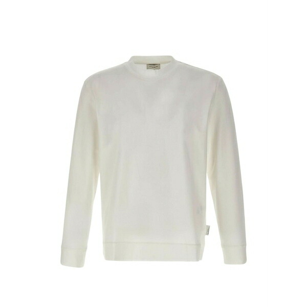 パウロペコラ メンズ パーカー・スウェットシャツ アウター Long-sleeves crew-neck sweatshirt White｜asty