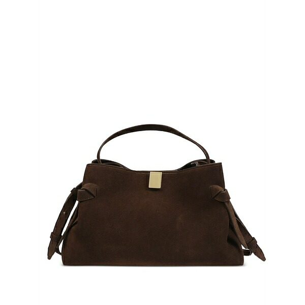 ユゼフィ レディース トートバッグ バッグ Gyoza knot leather tote bag Brown