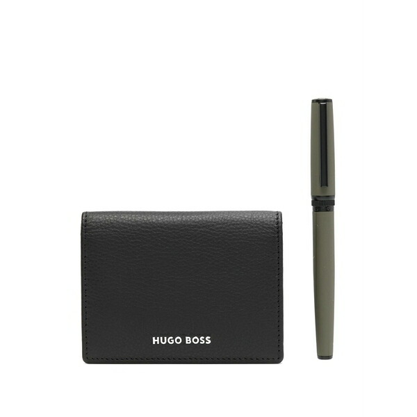 雇い主 メンズ がま口 付属品 Cardholder and fountain pen set Green メンズ財布-バッグ・小物・ブランド雑貨