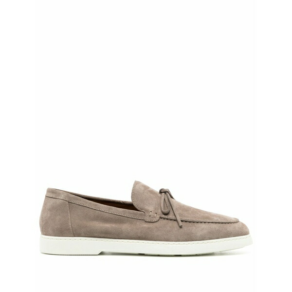 ドンカルズ メンズ スリッポン・ローファー シューズ Penny-slot suede loafers Brown