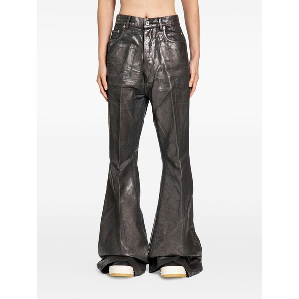 リックオウエンス メンズ デニムパンツ ボトムス Concordians bolans flared jeans Brown|asty