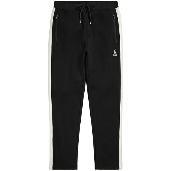 ラルフローレン メンズ 心地好いズボン下 ボトムス Polo pony-embroidered track pants Black