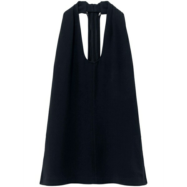プロエンザショラー レディース カットソー トップス Miller halter-neck top Black