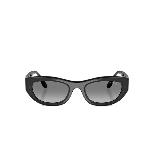 ヴォーグアイウェア レディース 黒眼鏡＆アイウェア 添え物 Oval-frame sunglasses Black