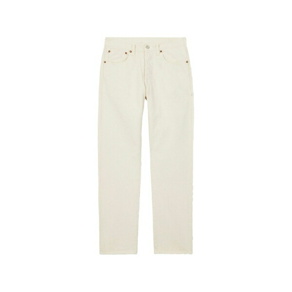 フォルテラ レディース デニムパンツ ボトムス Five-pocket straight jeans Neutrals|asty