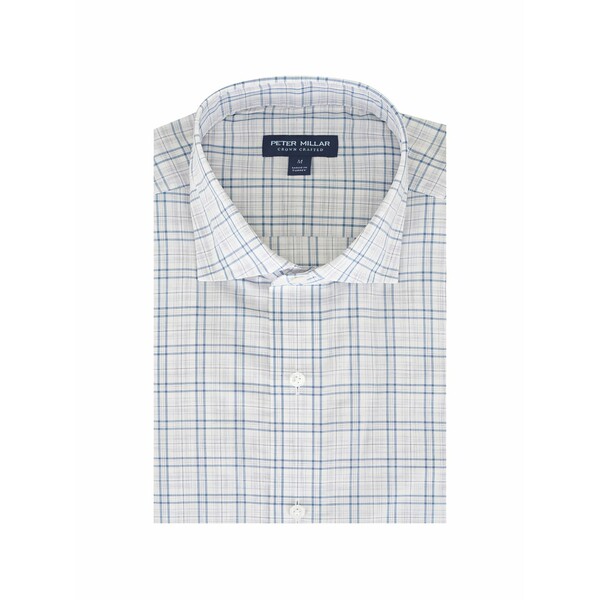 ピーター・鏡鑑 メンズ プルオーバー トップス Pietro plaid-pattern shirt White