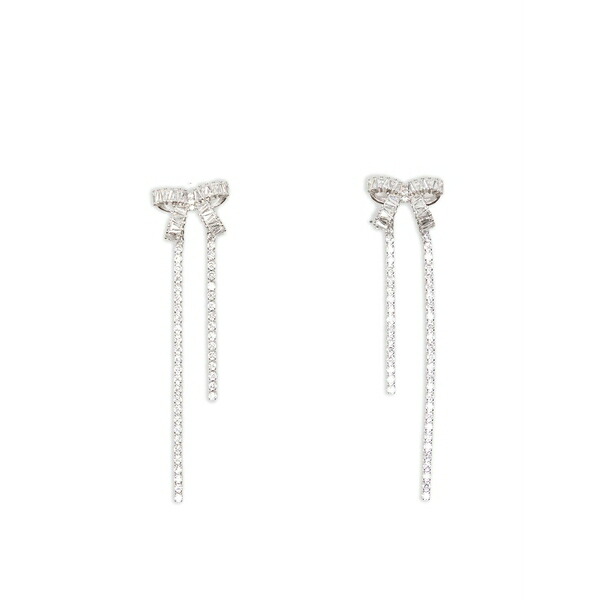 マージュ レディース ピアス＆イヤリング アクセサリー Bow-motif earrings Silver｜asty