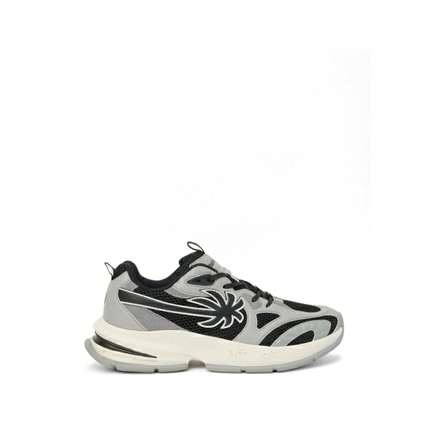 パーム・エンジェルス メンズ スニーカー シューズ Palm runner lace-up sneakers Grey