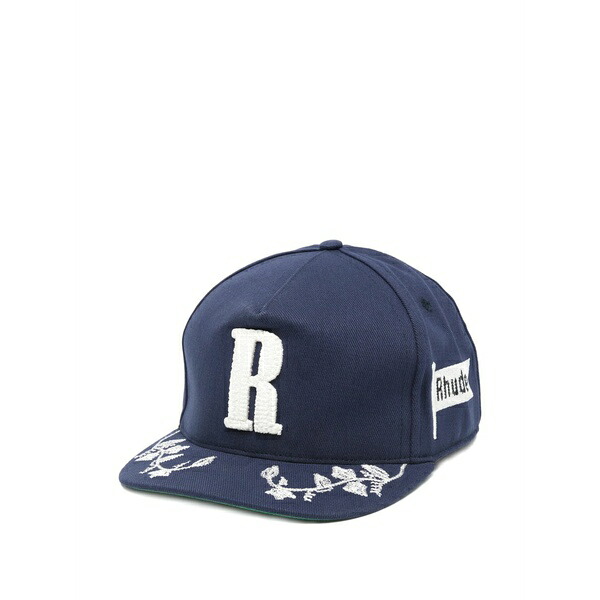 ルード メンズ 鳥打ち帽 付属物 Embroidery baseball cap Blue