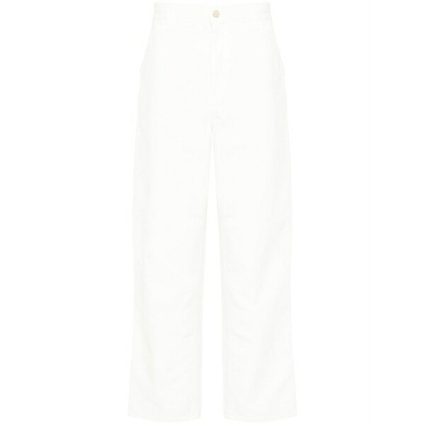 鉄道車両ハート型 メンズ 心地よいズボン下 ボトムス Single knee trousers White