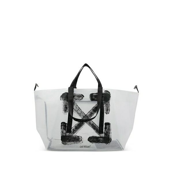 象牙色 メンズ トートバッグ 御徒面子 Day of risptop tote bag White
