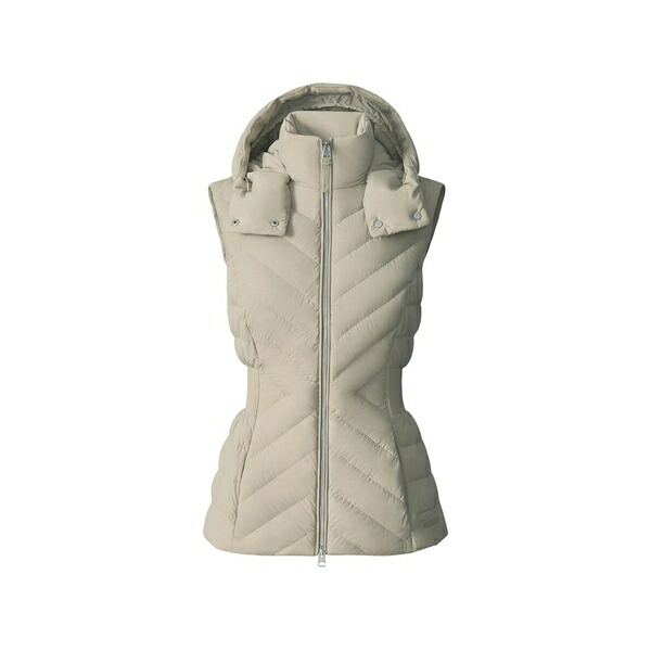 マッカージュ レディース 上衣＆上衣 アウター Hoshi hooded chevron quilted vest Neutrals