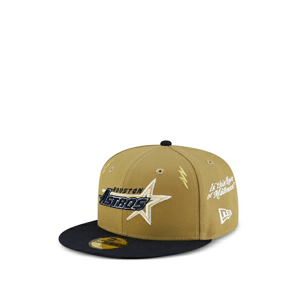 ニュー内鰓 メンズ 鳥打ち帽 付属物 Lightning bolts 59fifty hat Neutrals