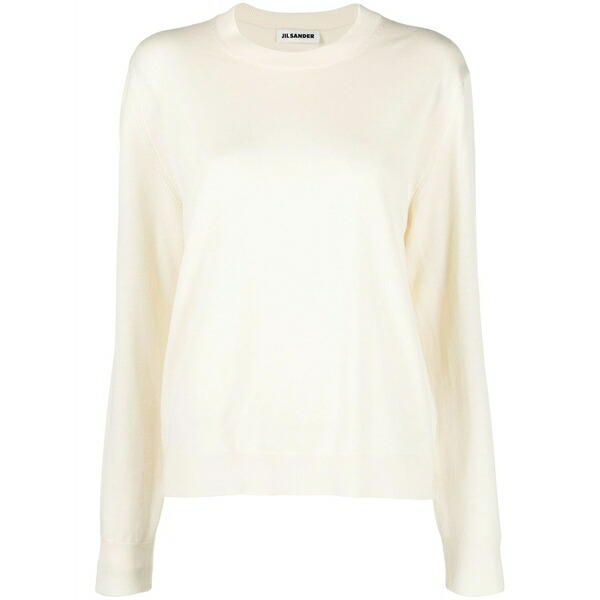 ジル・サンダー レディース 編み物\u0026ティーシャツ アウター Roll-neck virgin wool jumper Neutrals