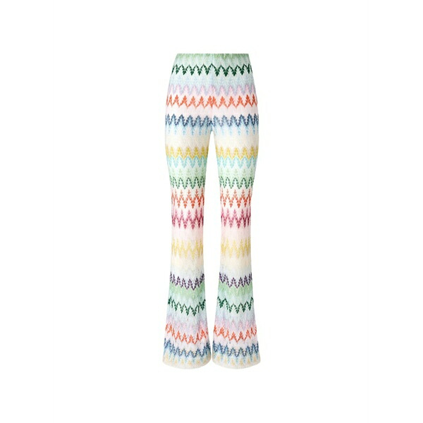 ミッソーニ レディース カジュアルパンツ ボトムス Zig-zag trousers White|asty