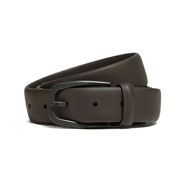 ゼニア メンズ 三尺帯 付属物 Leather belt Brown