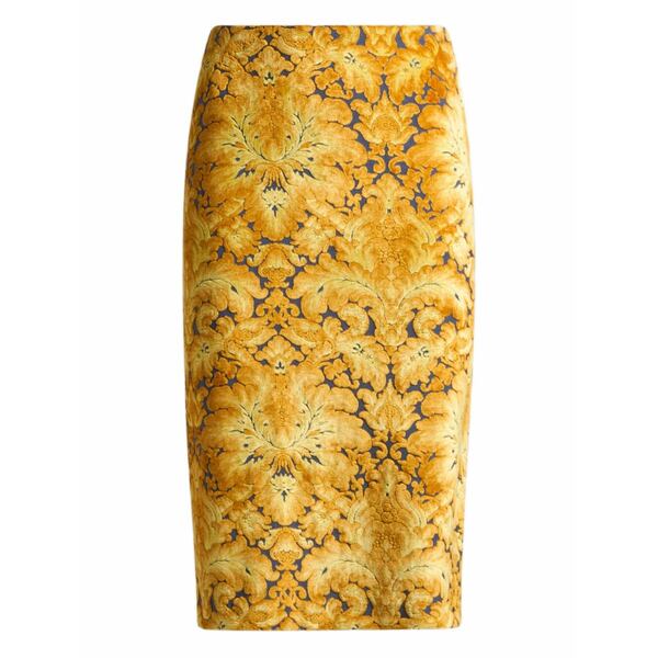 エトロ レディース スコート ボトムス Chenille jacquard MIDI skirt Yellow