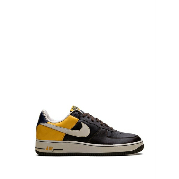ナイキ メンズ スニーカー シューズ Air force 1 premium leather sneakers Black｜asty