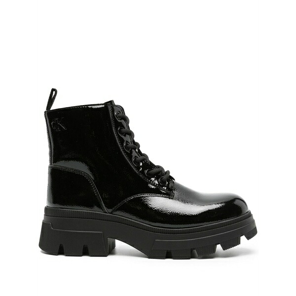 カルバンクライン レディース ブーツ シューズ 60粍 glossy ankle boots Black