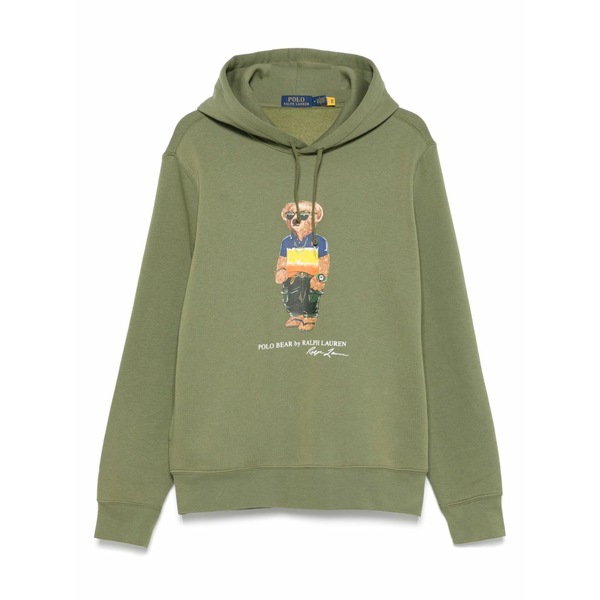 ラルフローレン メンズ パーカー・スウェットシャツ アウター Polo bear hoodie Green｜asty
